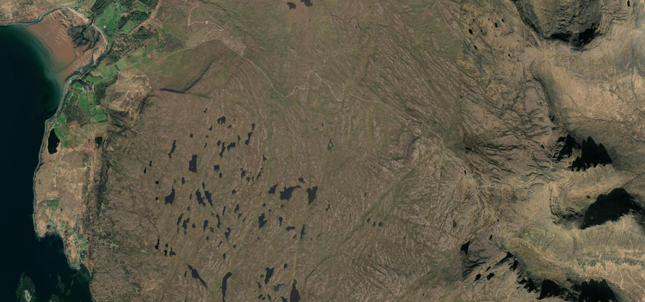 Satellite map of Bealach na Bà, Scotland