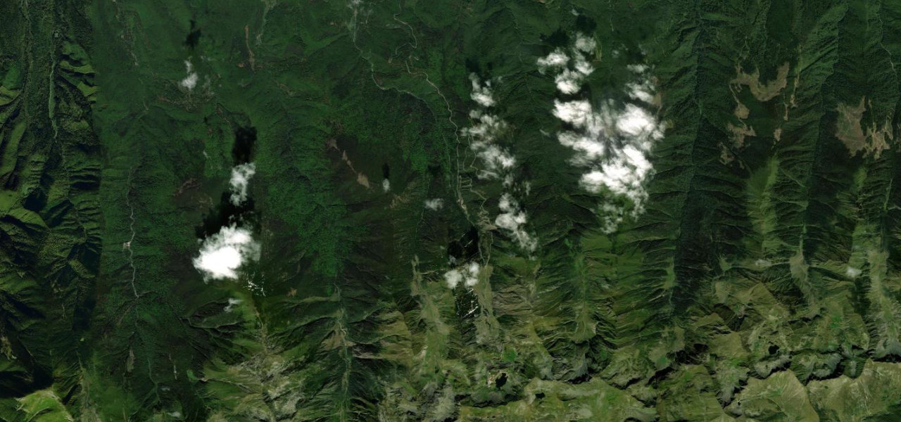 Satellite map of Transfăgărășan, Romania